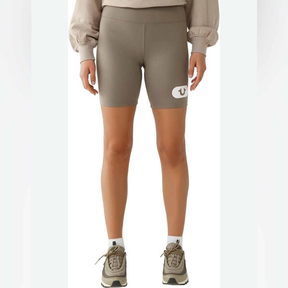 True Religion Women's Olive Green Shorts